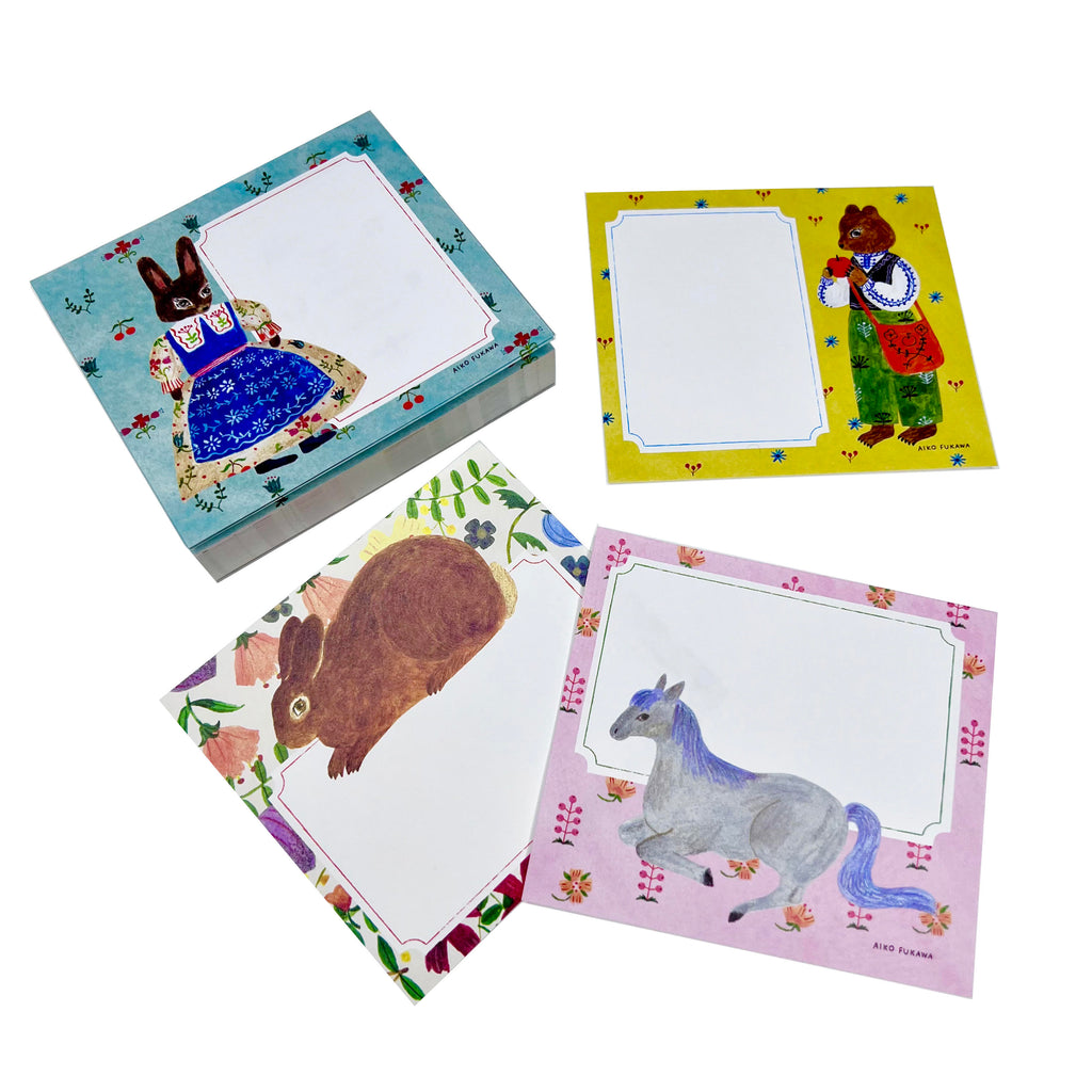 Aiko Fukawa Block Memo Pad  · Celebratory Rabbit