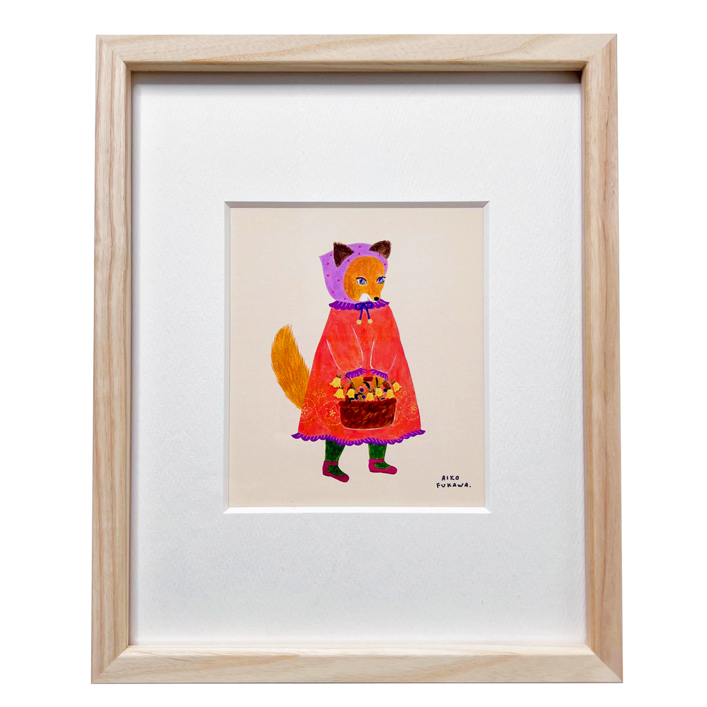 Aiko Fukawa Framed Print · Fox Flower Basket