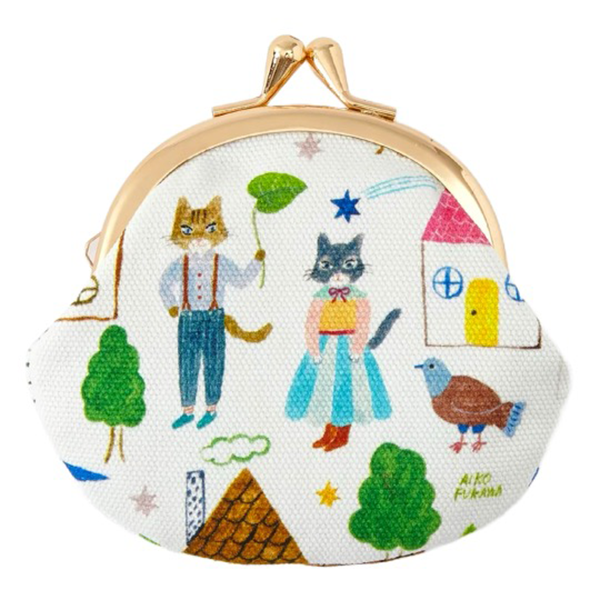 Aiko Fukawa Coin Purse · Cat Village in Multiple Sizes