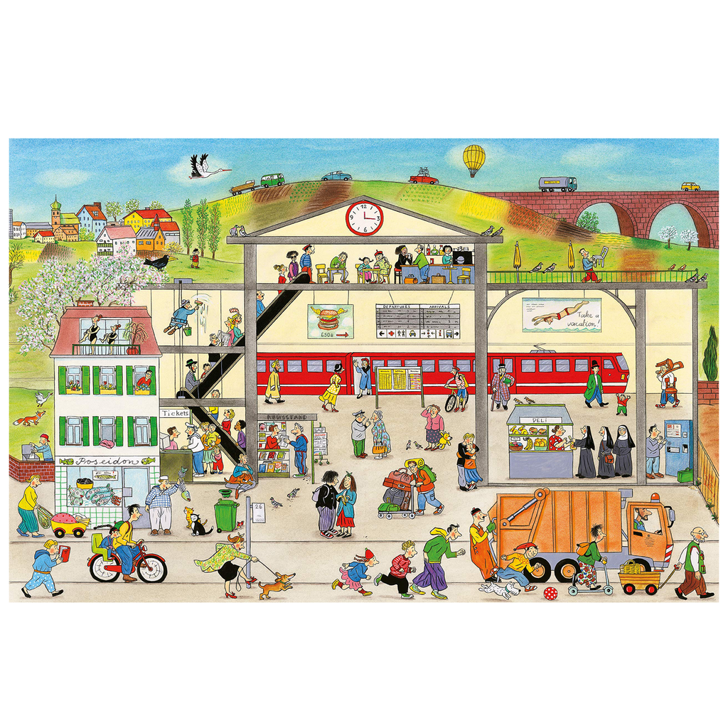 All Around Bustletown: Spring by Rotraut Susanne Berner | Acorn All Around Bustletown: Spring by Rotraut Susanne Berner | Acorn