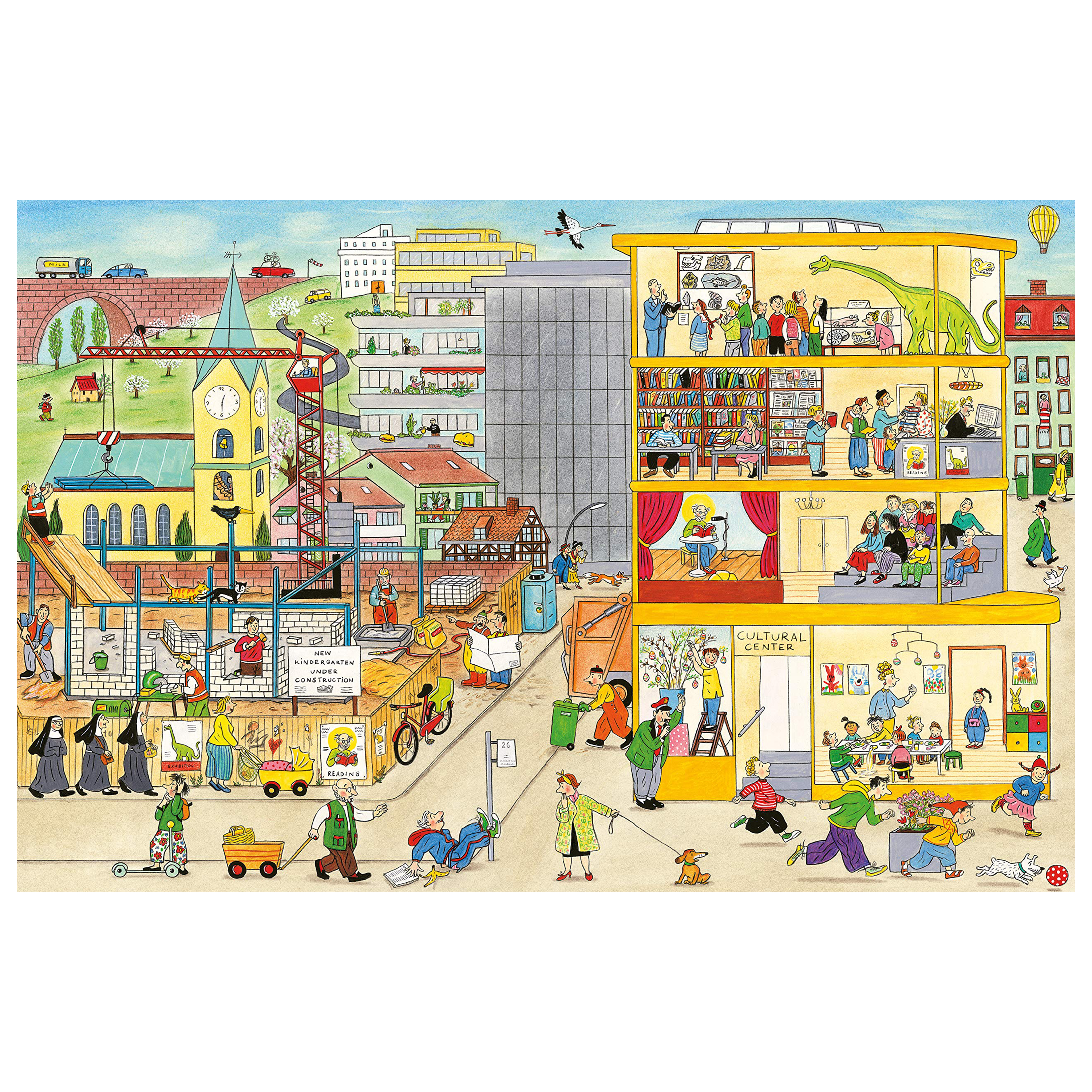 All Around Bustletown: Spring by Rotraut Susanne Berner | Acorn