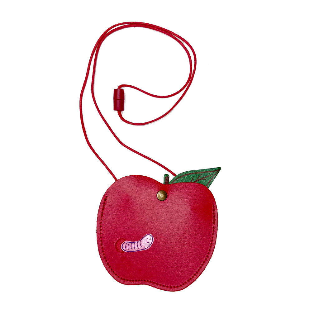 Apple Pocket Purse · Red