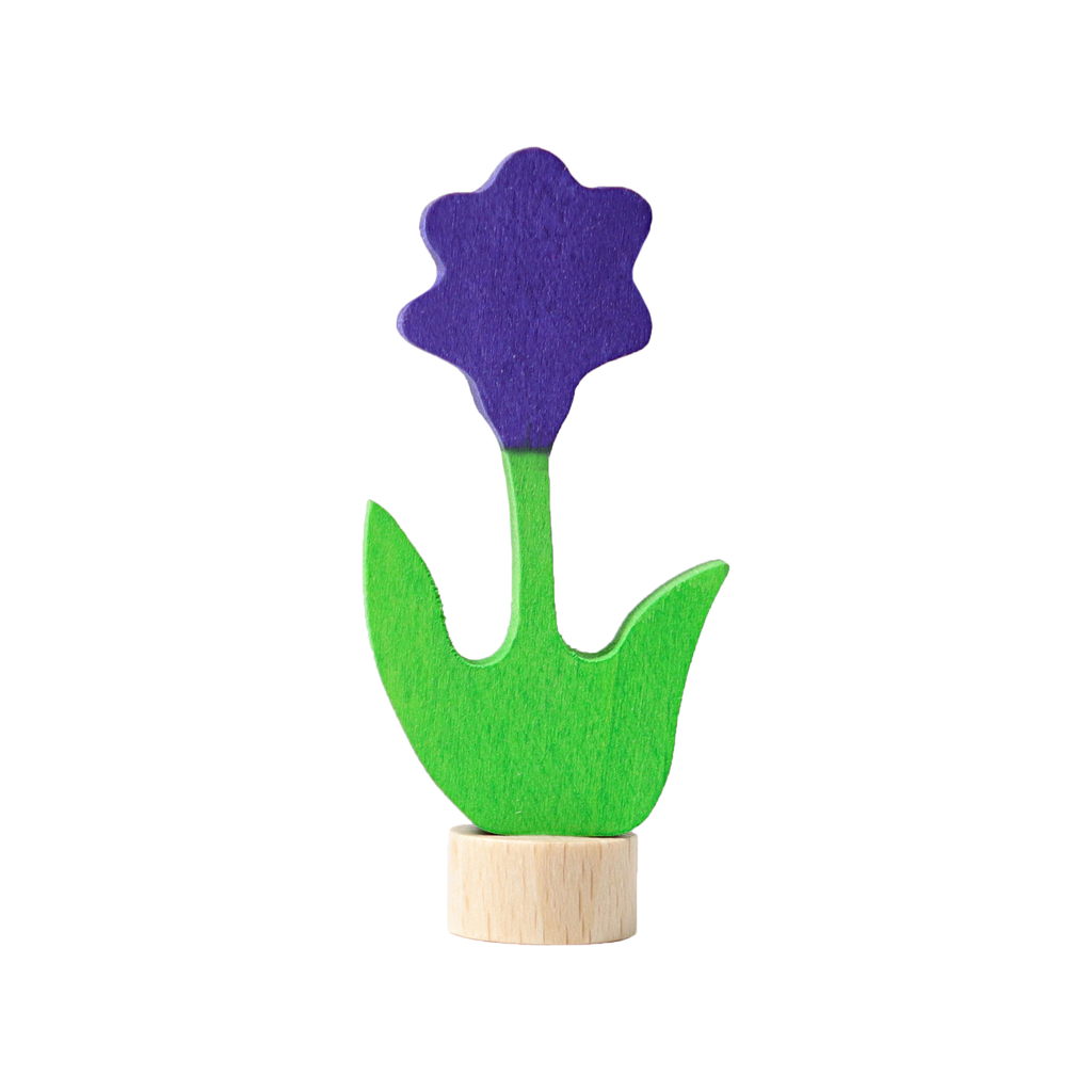 Grimm's Decorative Figurine · Purple Flower