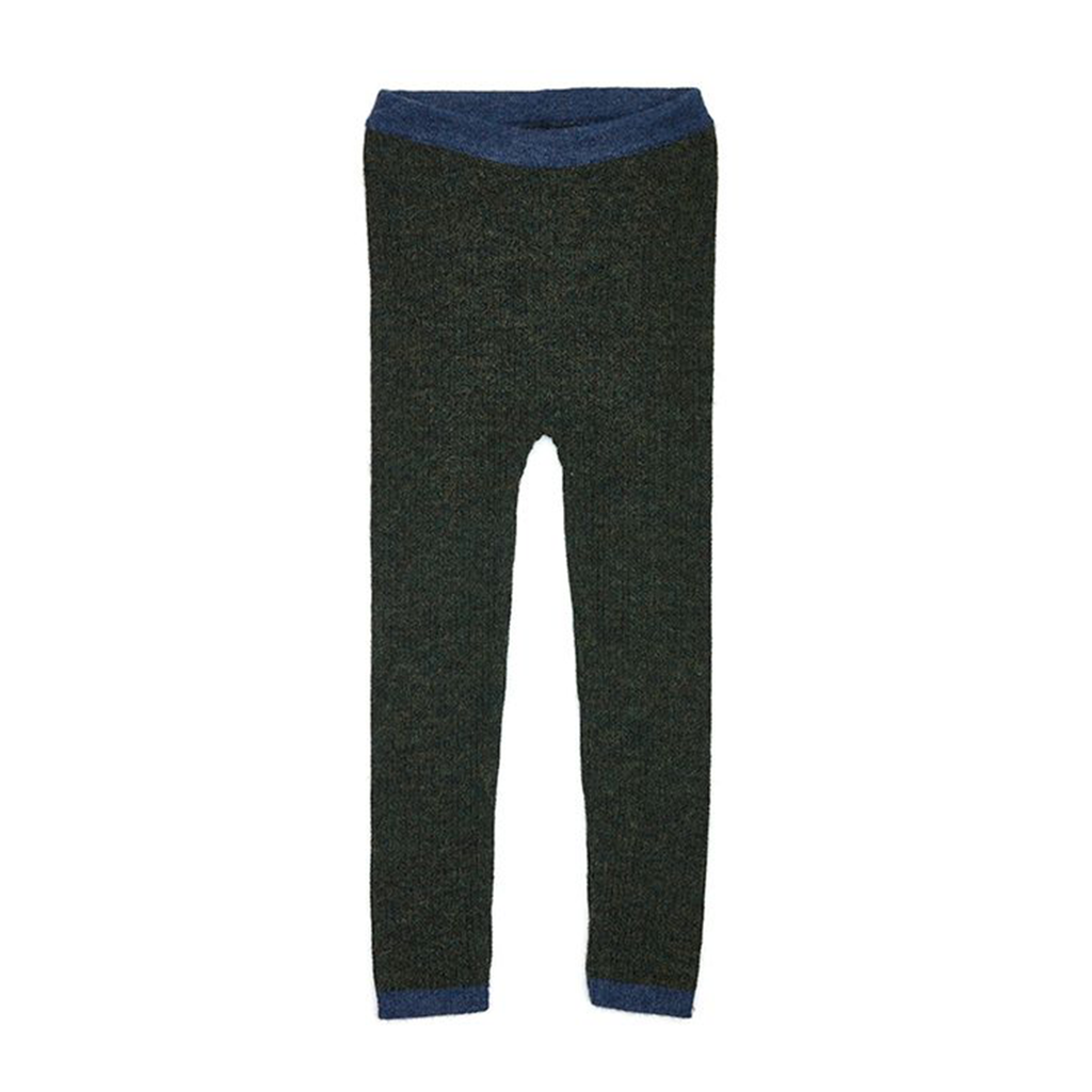 As We Grow Alpaca Grandpa Pants · Moss Green with Blue Lining