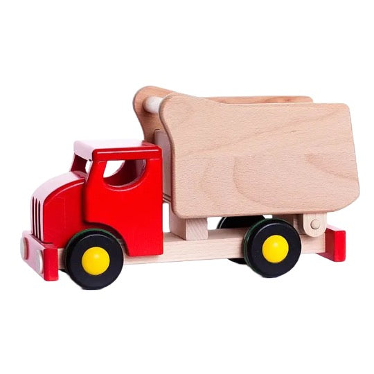 Bajo Red Shape and Sort Dump Truck