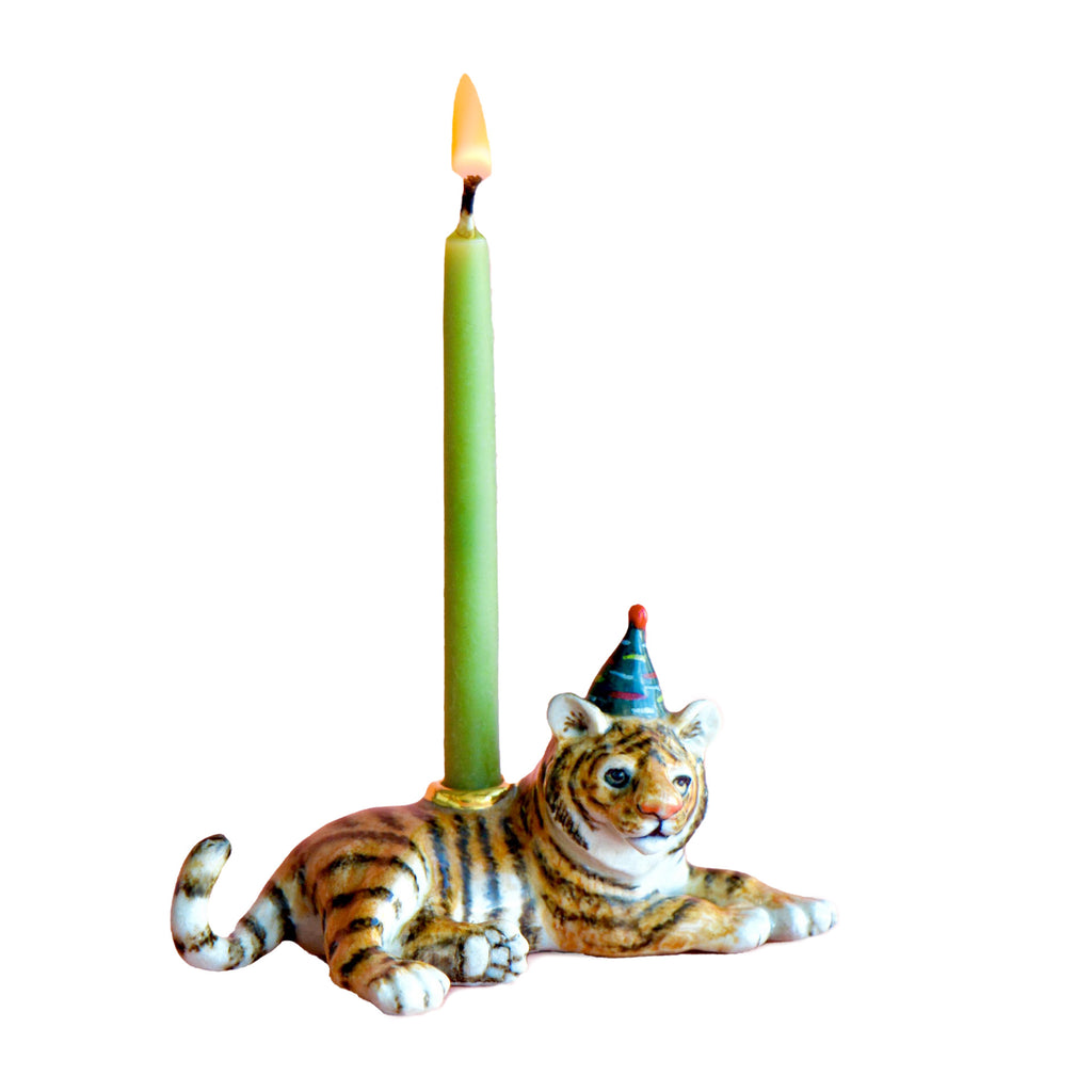 Camp Hollow Candleholder Cake Topper · Tiger