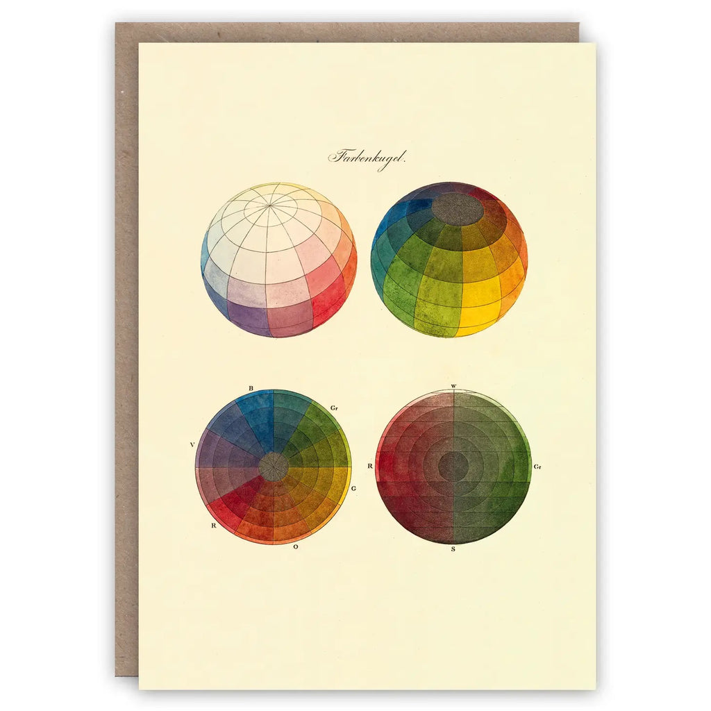 Color Spheres Greeting Card