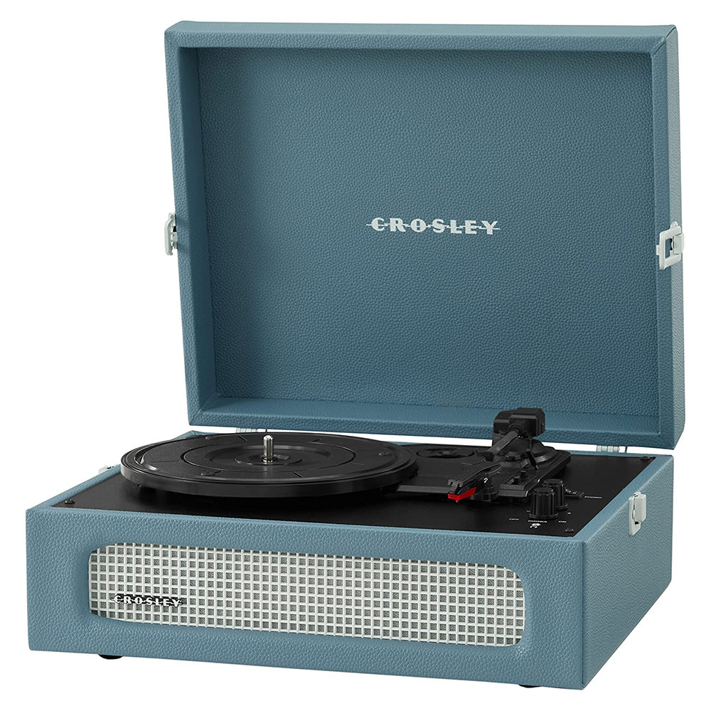 Crosley Dusty Washed Out Blue Voyager Turntable