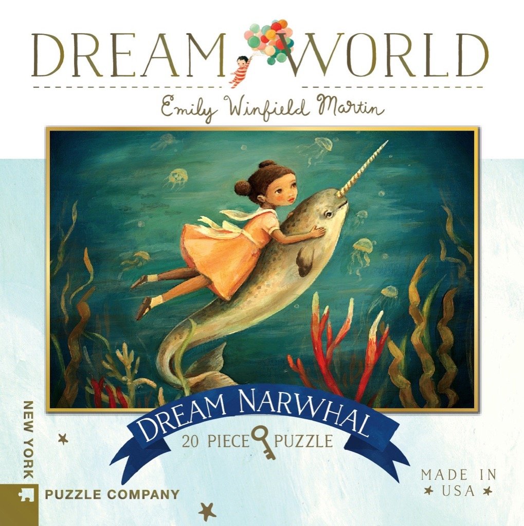 Mini Dream Narwhal 20 Piece Puzzle