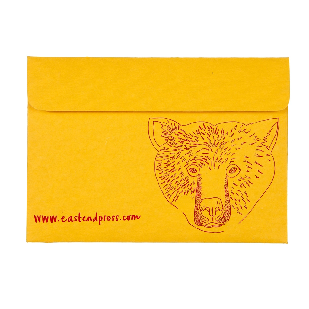 East End Press Mask Greeting Card · Bear