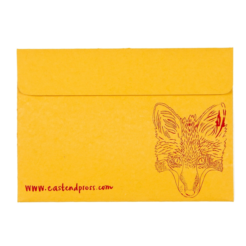 East End Press Mask Greeting Card · Fox