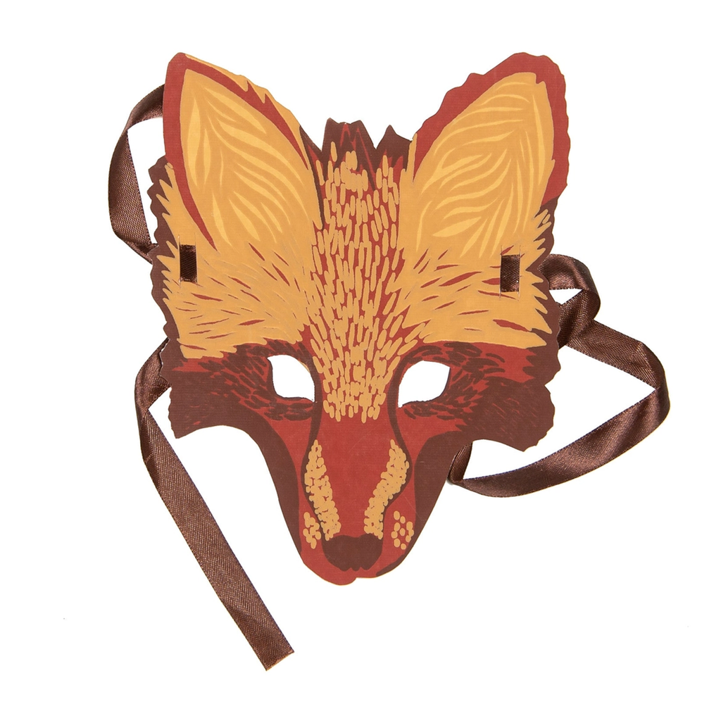 East End Press Mask Greeting Card · Fox