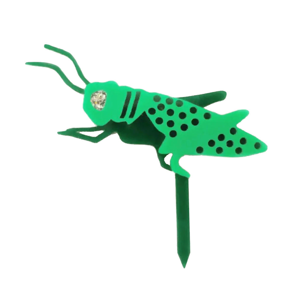 Eleanor Moss Grasshopper Cake Topper