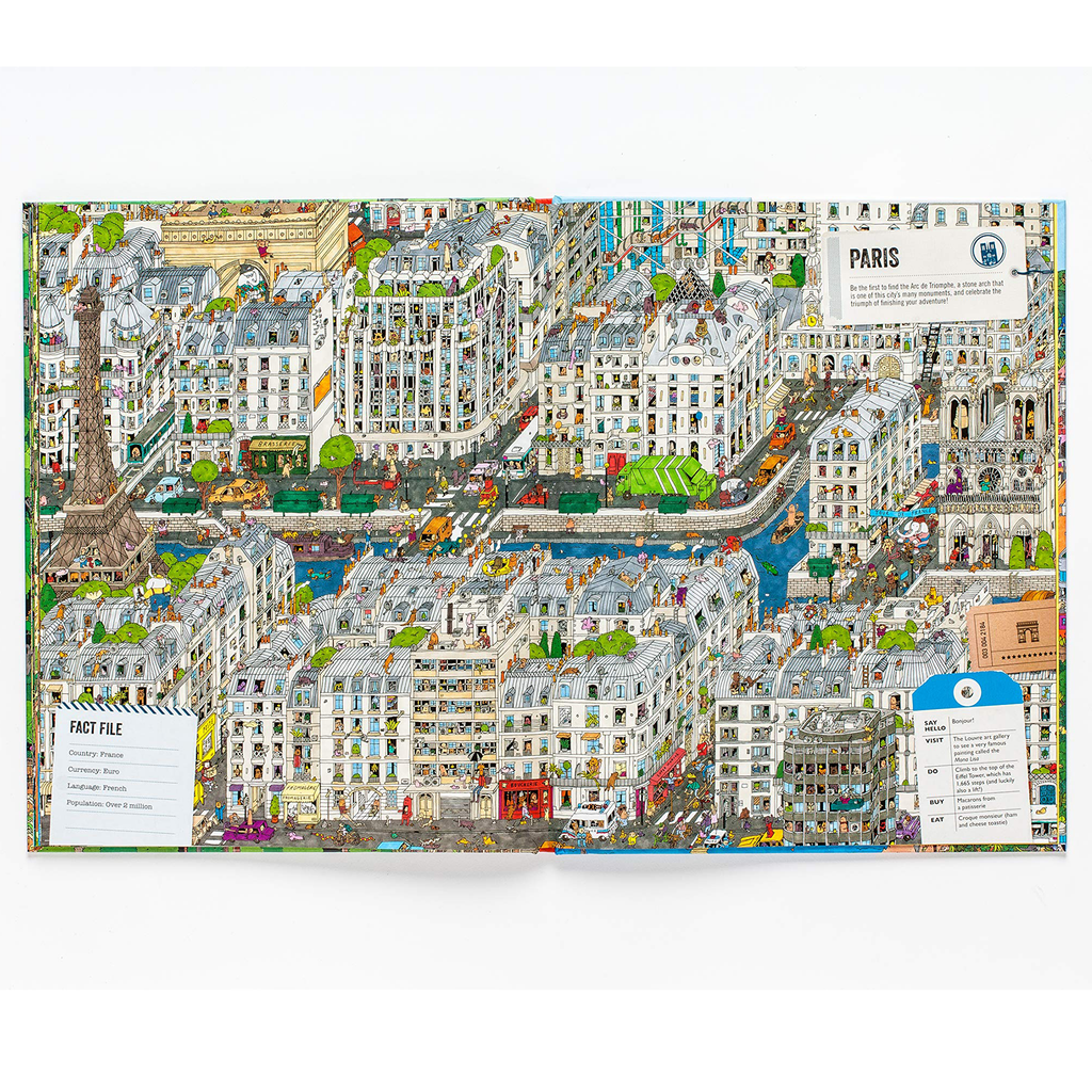 Elephants on Tour: A Search and Find Journey Around the World by Guillaume Cornet