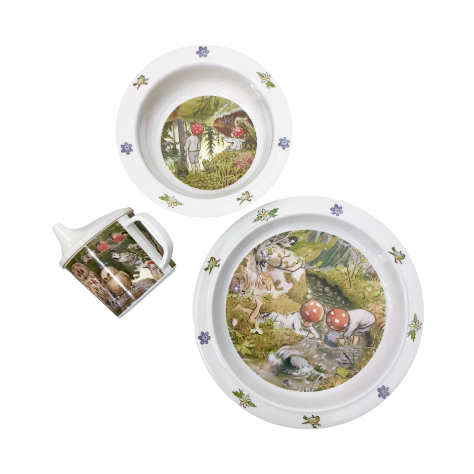 Elsa Beskow Dish Set · Children of the Forest Anniversary Edition