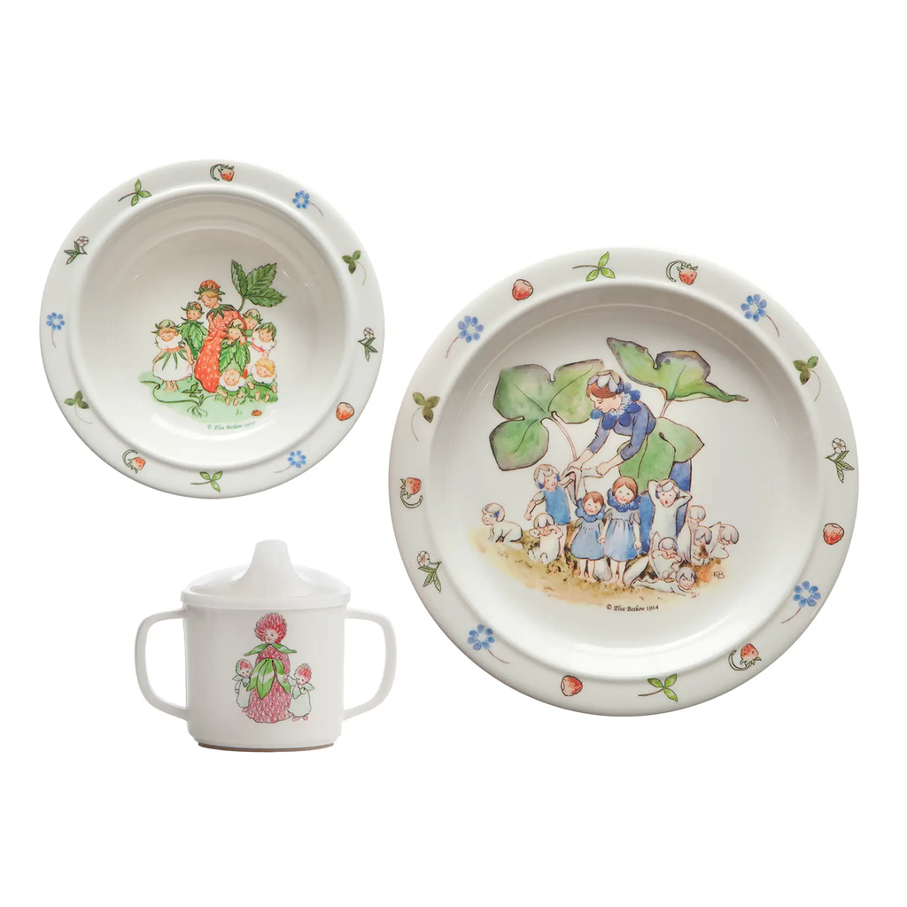 Elsa Beskow Dish Set · Flower Children