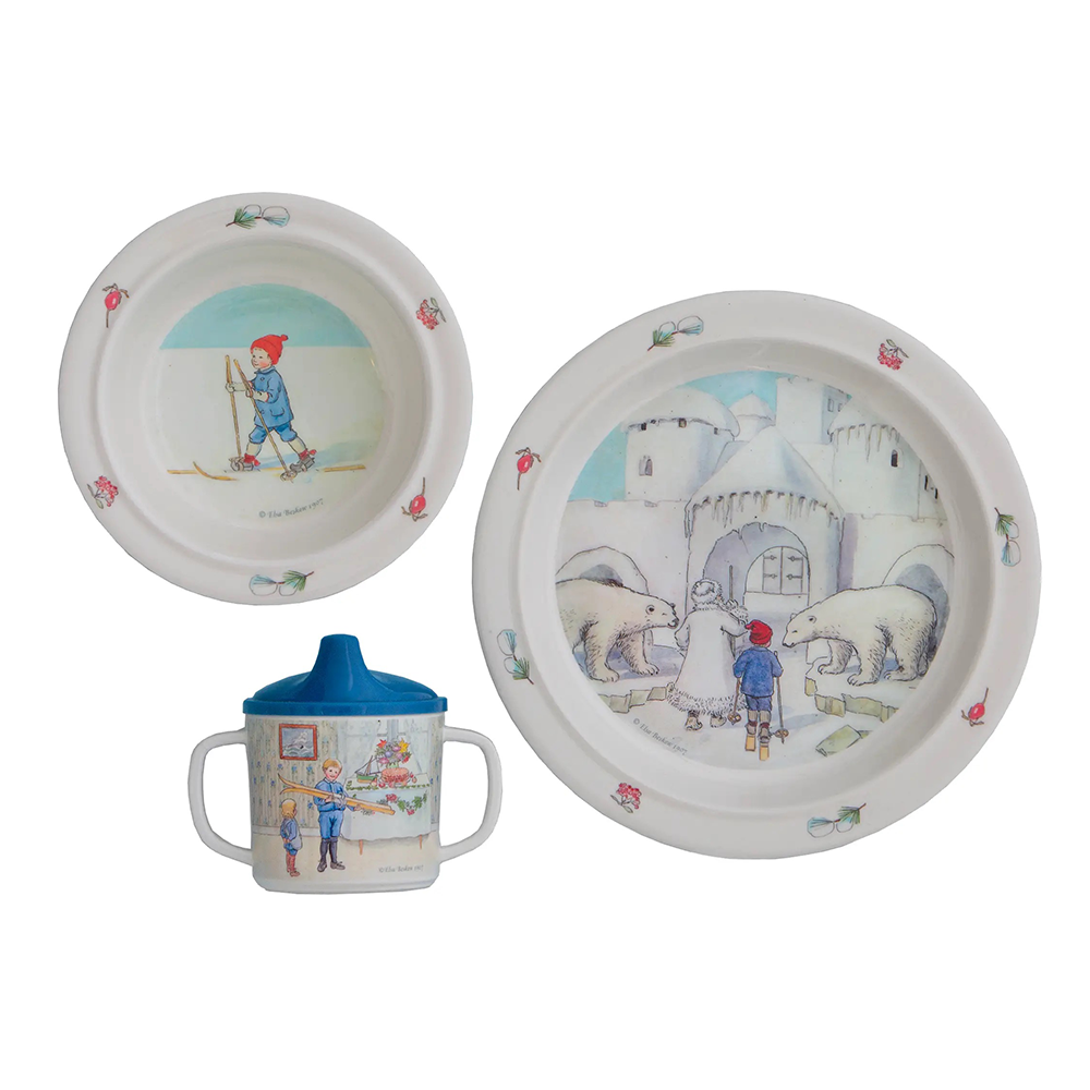 Elsa Beskow Dish Set · Ollie's Ski Trip