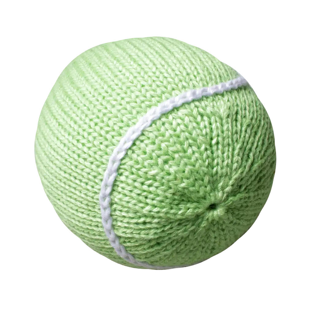 Estella Organic Tennis Ball Rattle