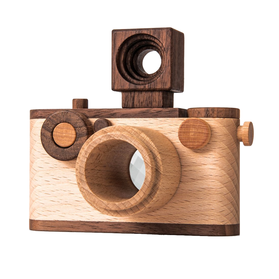 Father's Factory Original 35MM Wooden Toy Camera