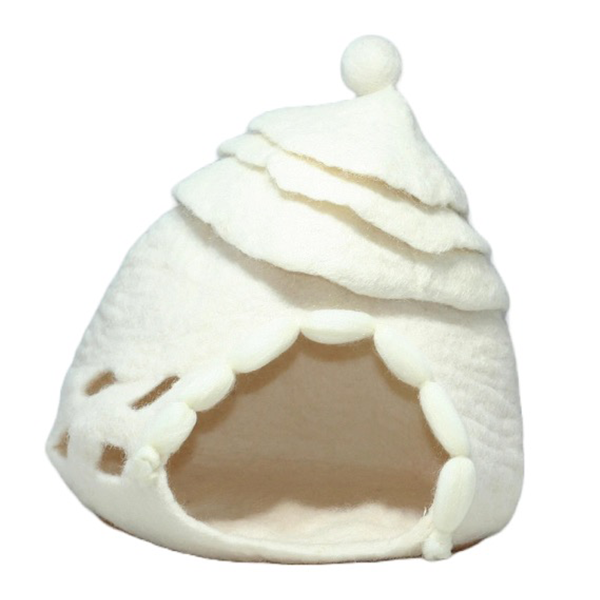Felt Winter Cave for Fairies