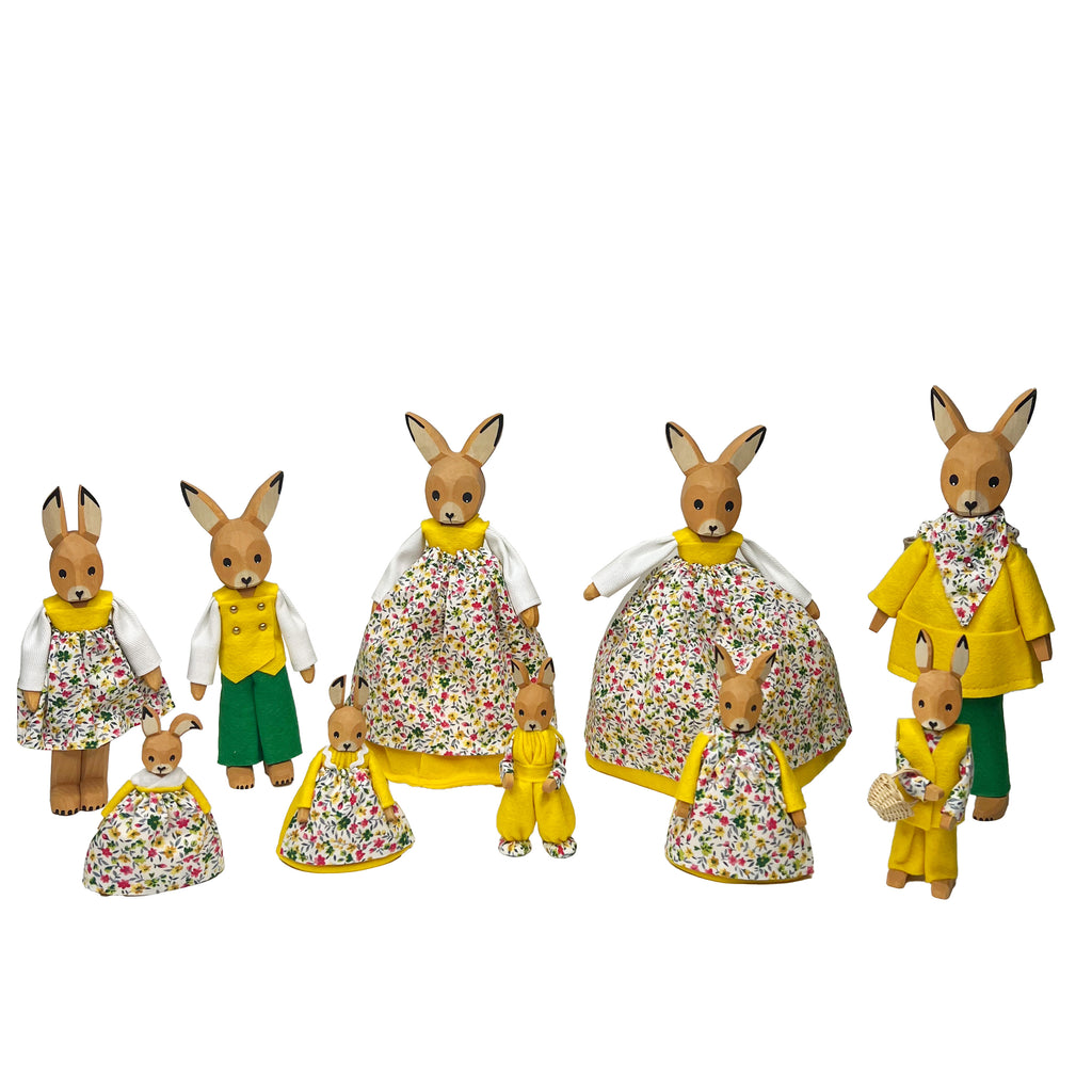 Festive Wooden Rabbit Family · Multiple Styles | Acorn Toy Shop