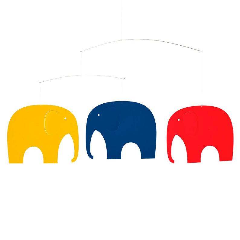 Flensted Mobile · Multicolored Elephants