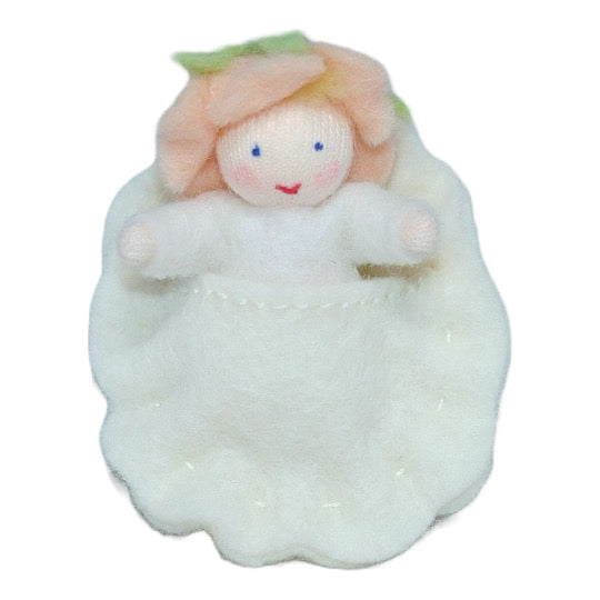 Flower Baby with Swaddle Sack · Orange Cap