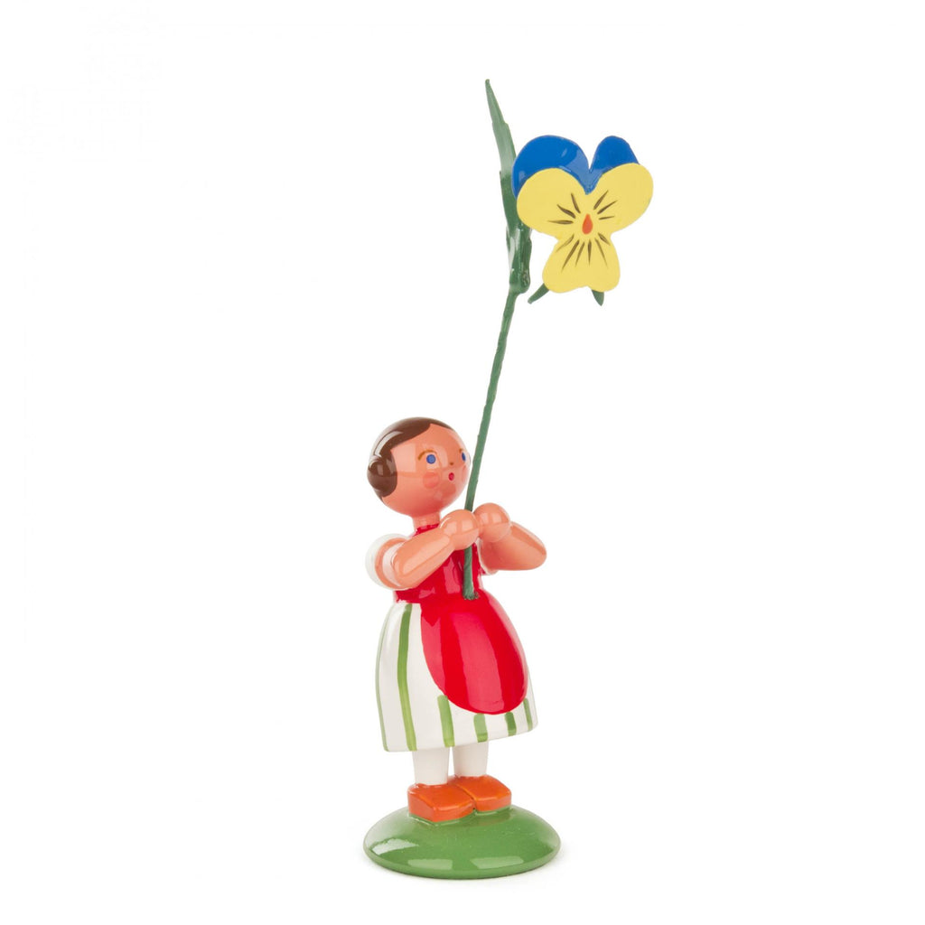 Flower Child Figurine · Pansy