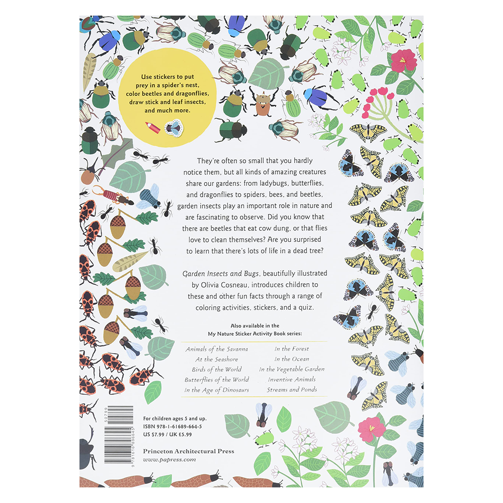 My Nature Sticker Activity Book · Garden Insects and Bugs