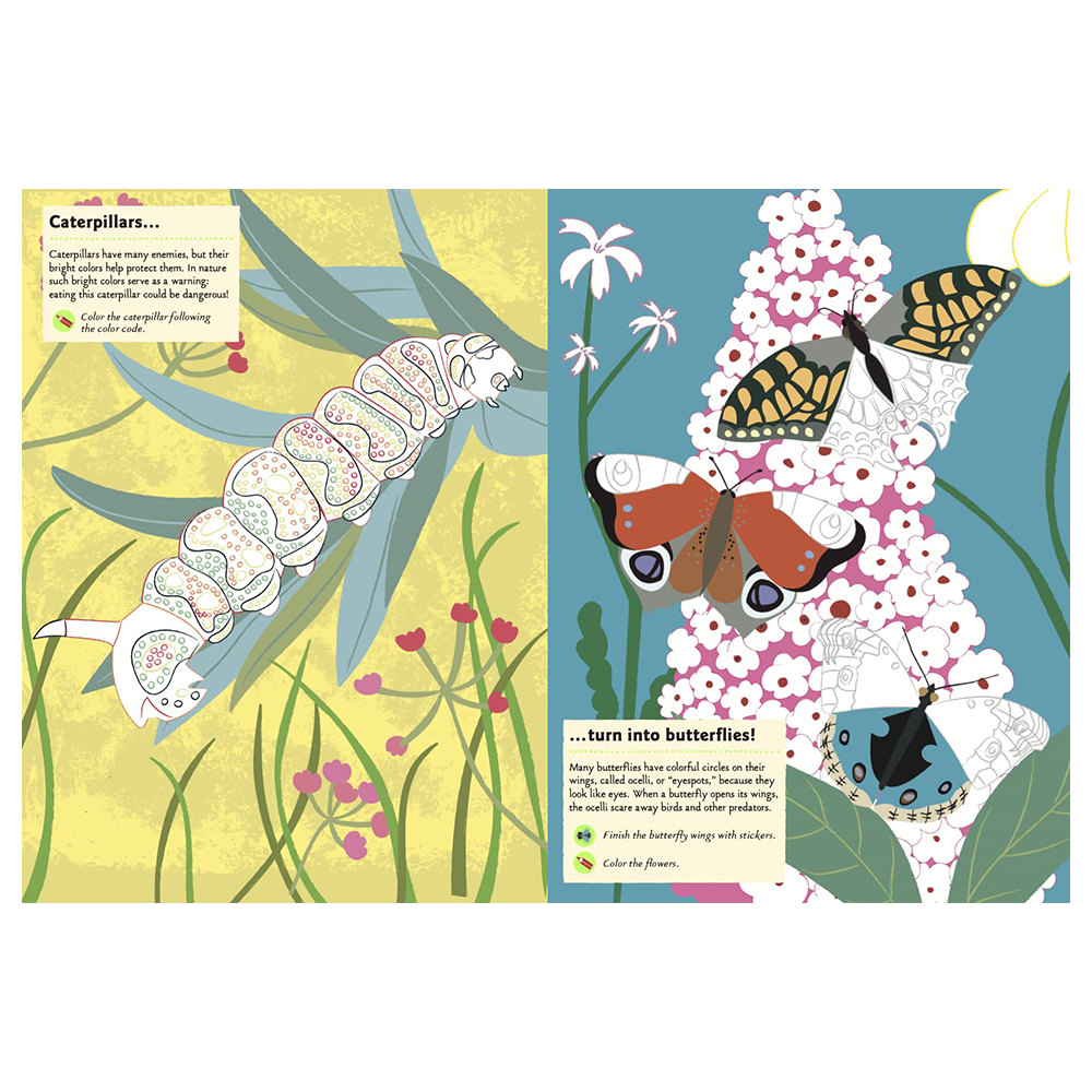 My Nature Sticker Activity Book · Garden Insects and Bugs