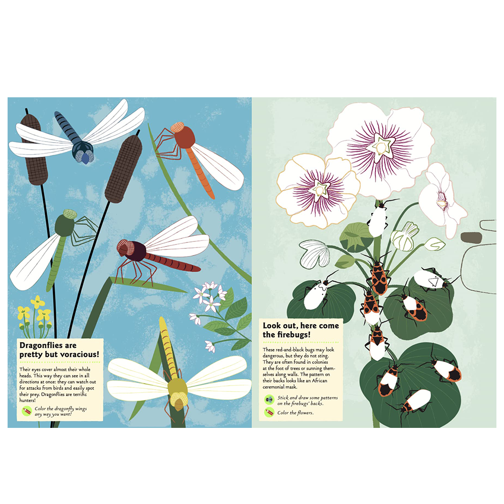 My Nature Sticker Activity Book · Garden Insects and Bugs