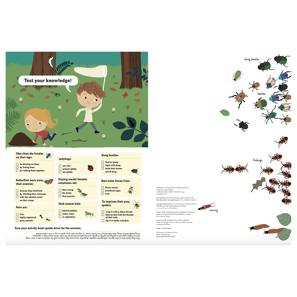 My Nature Sticker Activity Book · Garden Insects and Bugs