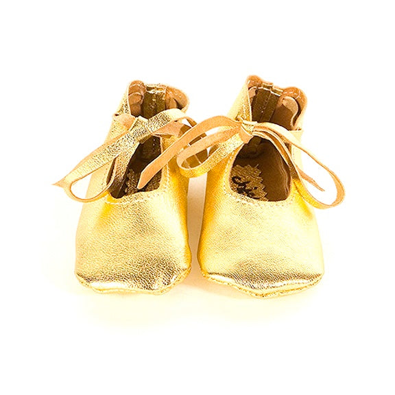 Gold Maryjanes