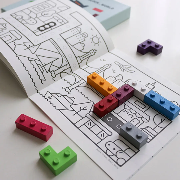 Goober World Block Crayon Set