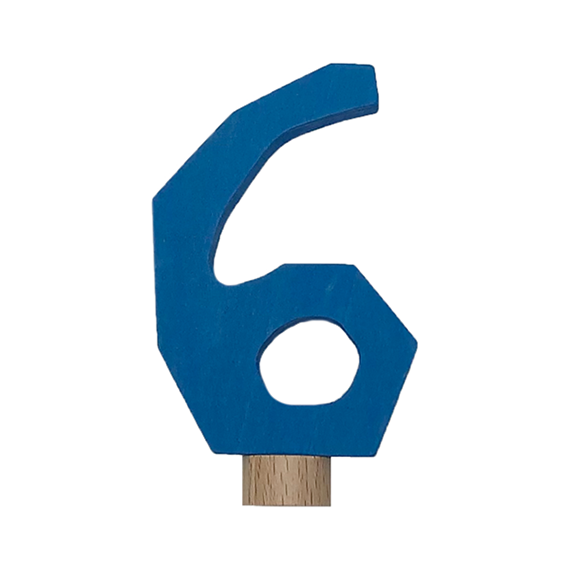 Grimm's Number 6 Figurine · Navy