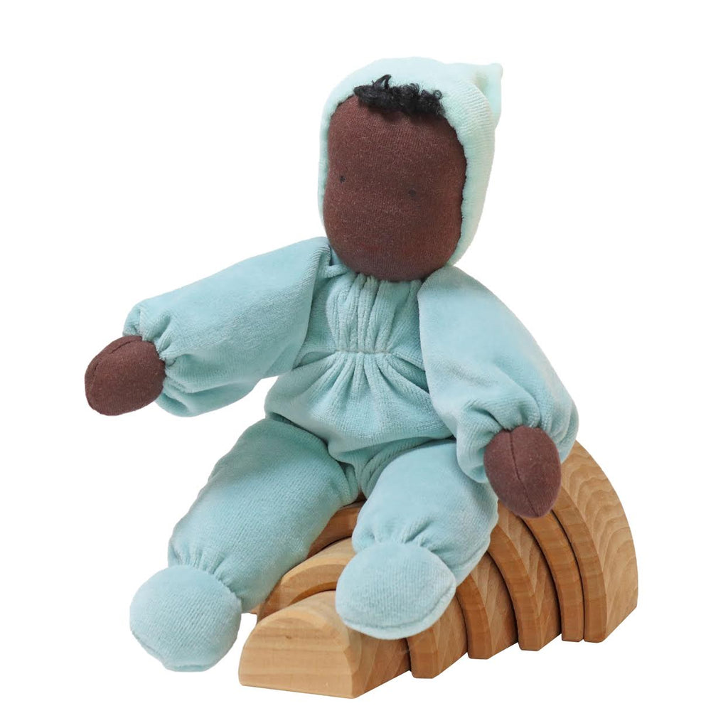 Grimm's Waldorf Aqua Plush Doll · Black