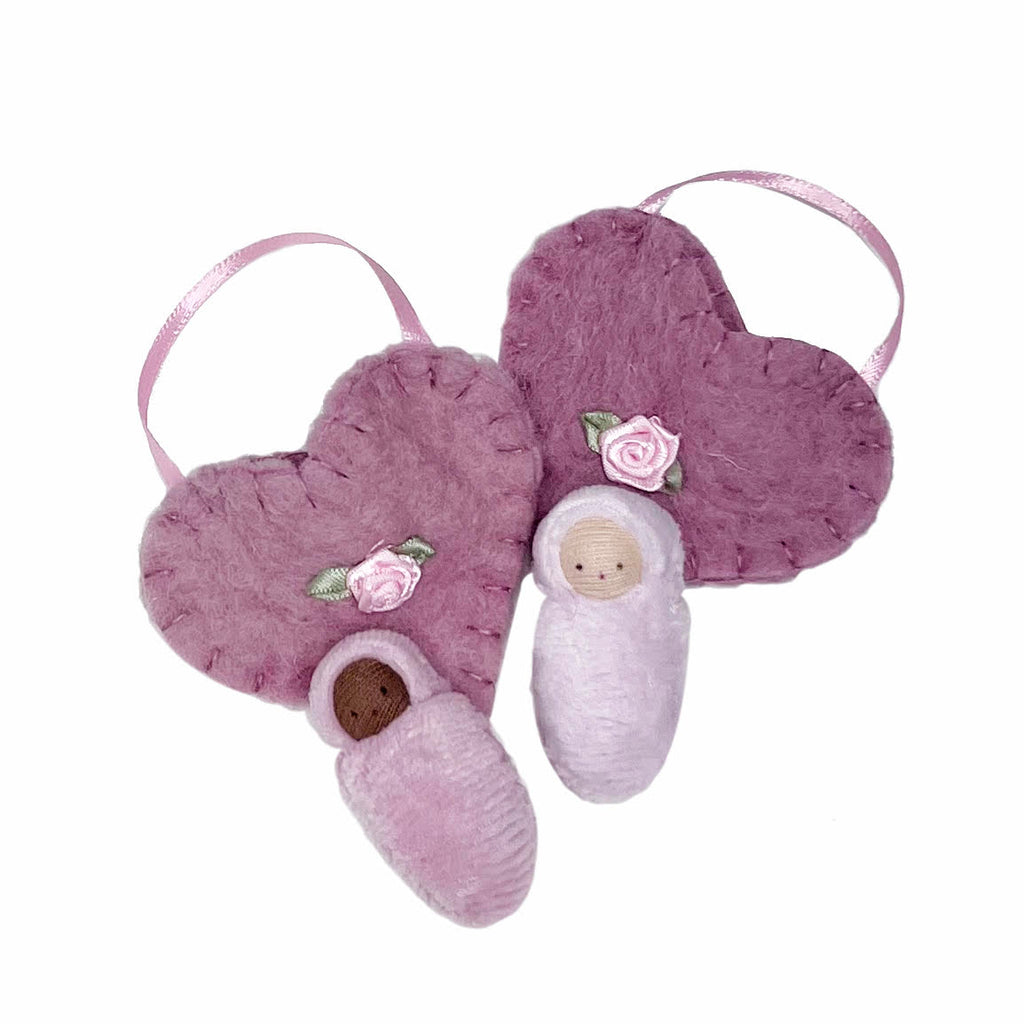 Heart Baby Ornaments · Multiple Skin Tones