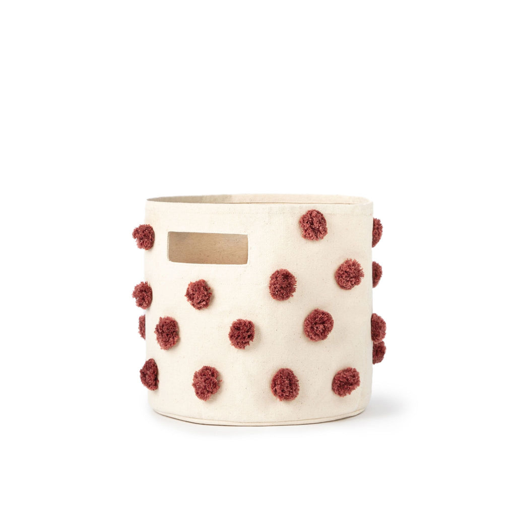 Pehr Cotton Canvas Pom Pom Pint · Clay