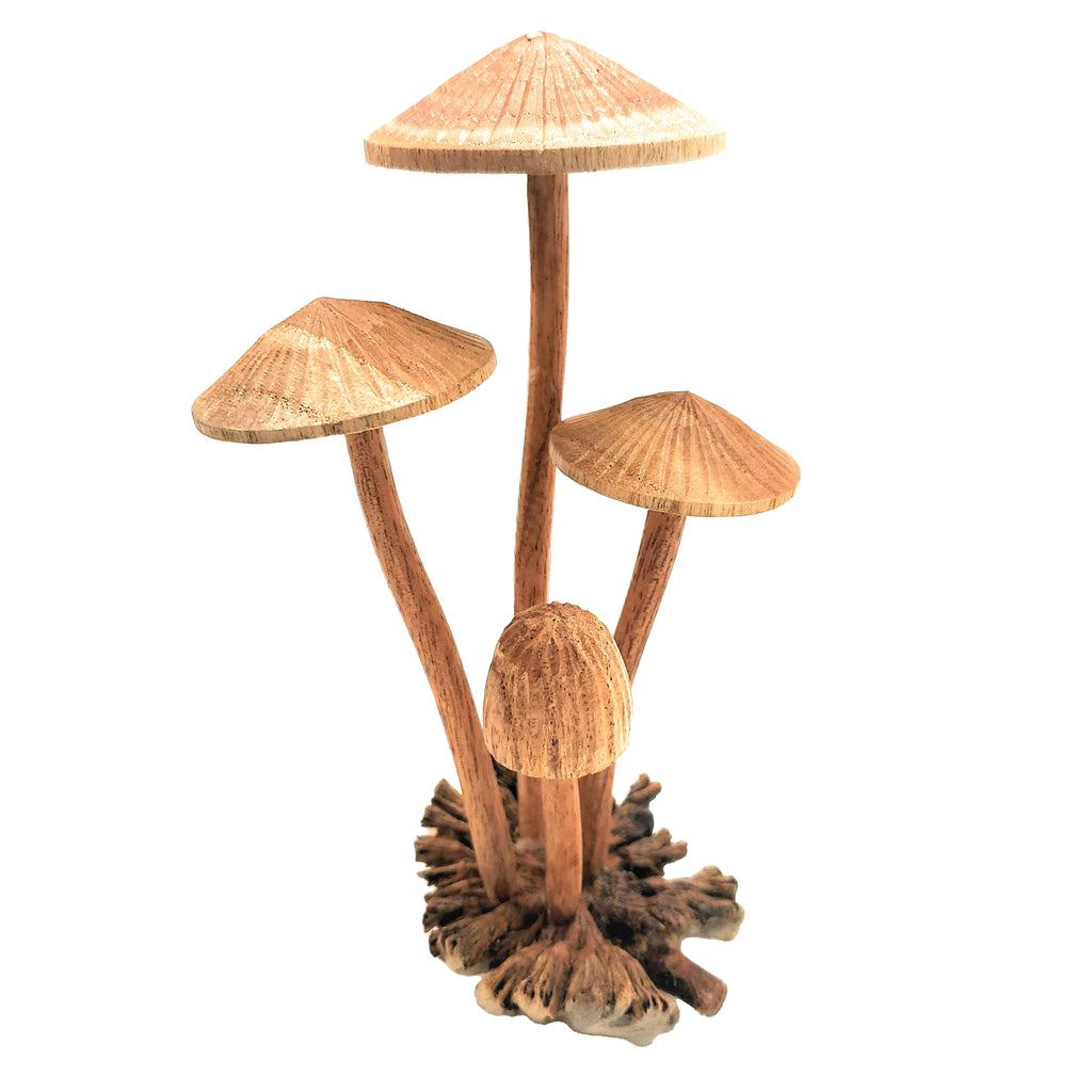 Wooden Mushroom Sculpture · Large