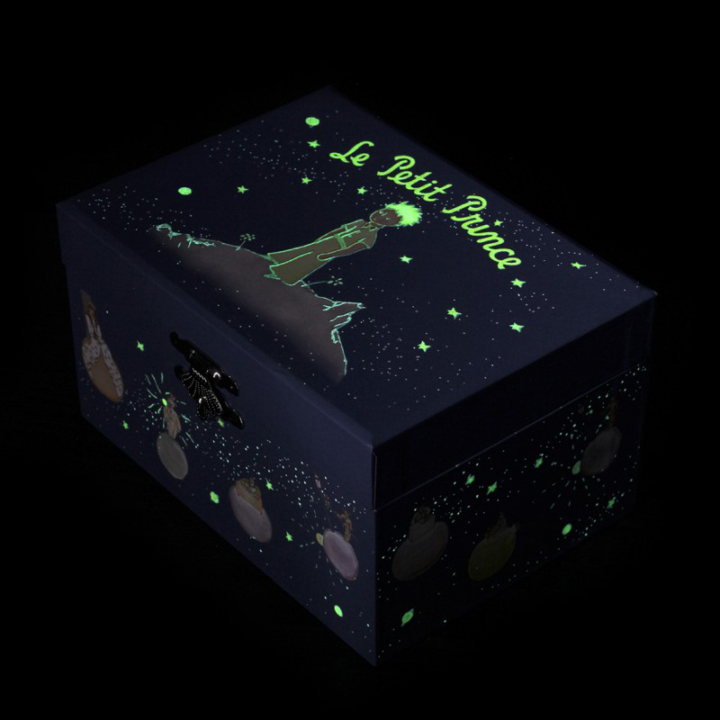 Little Prince Royal Blue Glow in the Dark Music Box