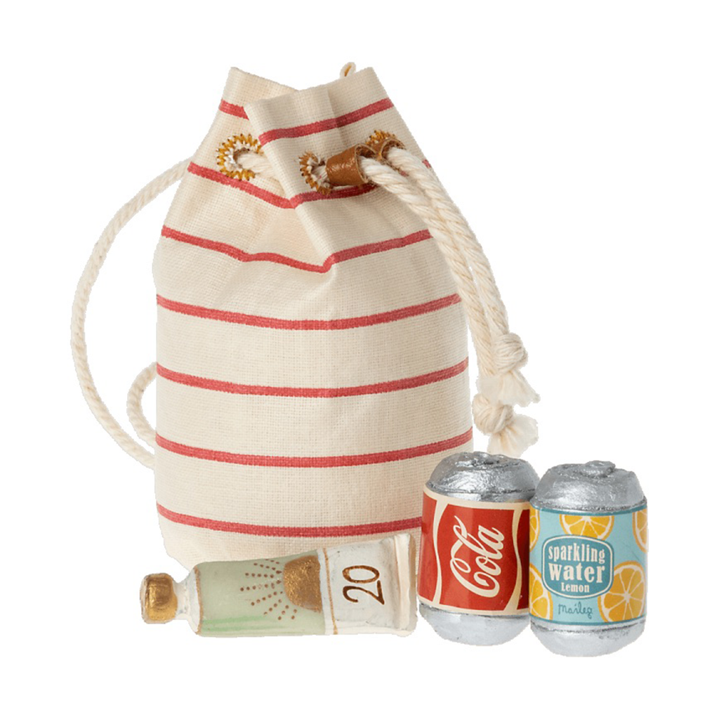 Maileg Mini Beach Bag with Essentials