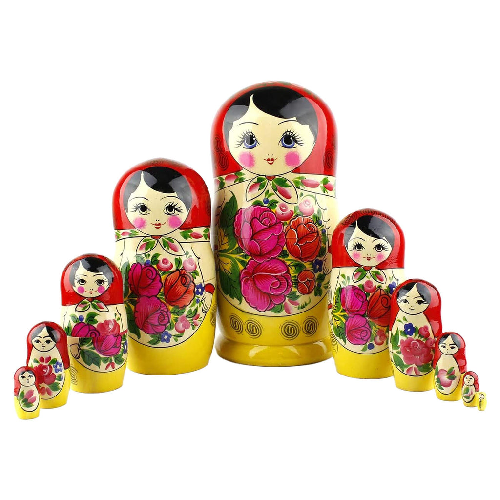 Matryoshka 10 Piece Nesting Doll Set