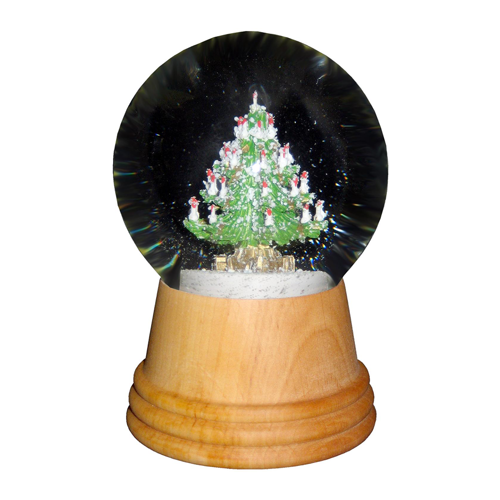 Medium Wooden Snowglobe · Christmas Tree
