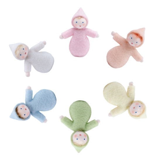 Waldorf Pocket Seed Babies · White Skin in Multiple Colors