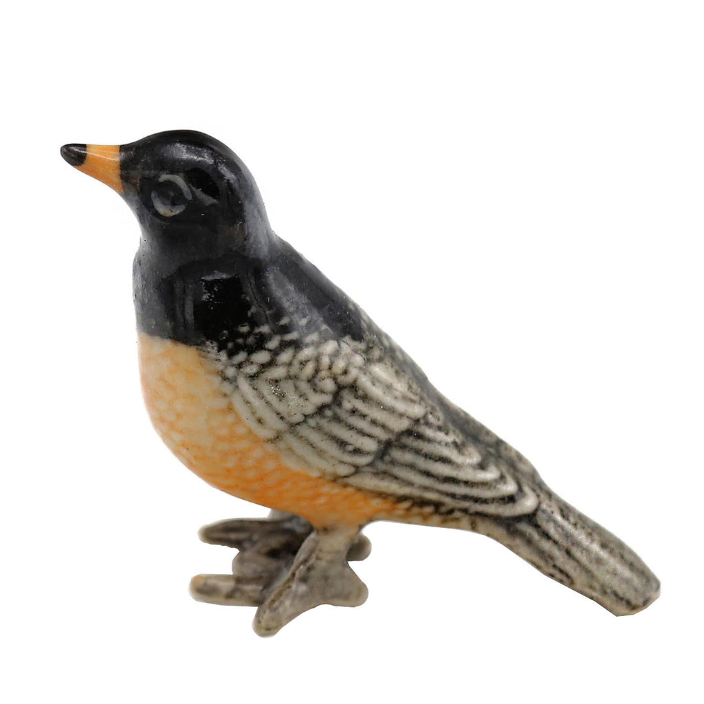 Miniature Porcelain Figurine · American Robin