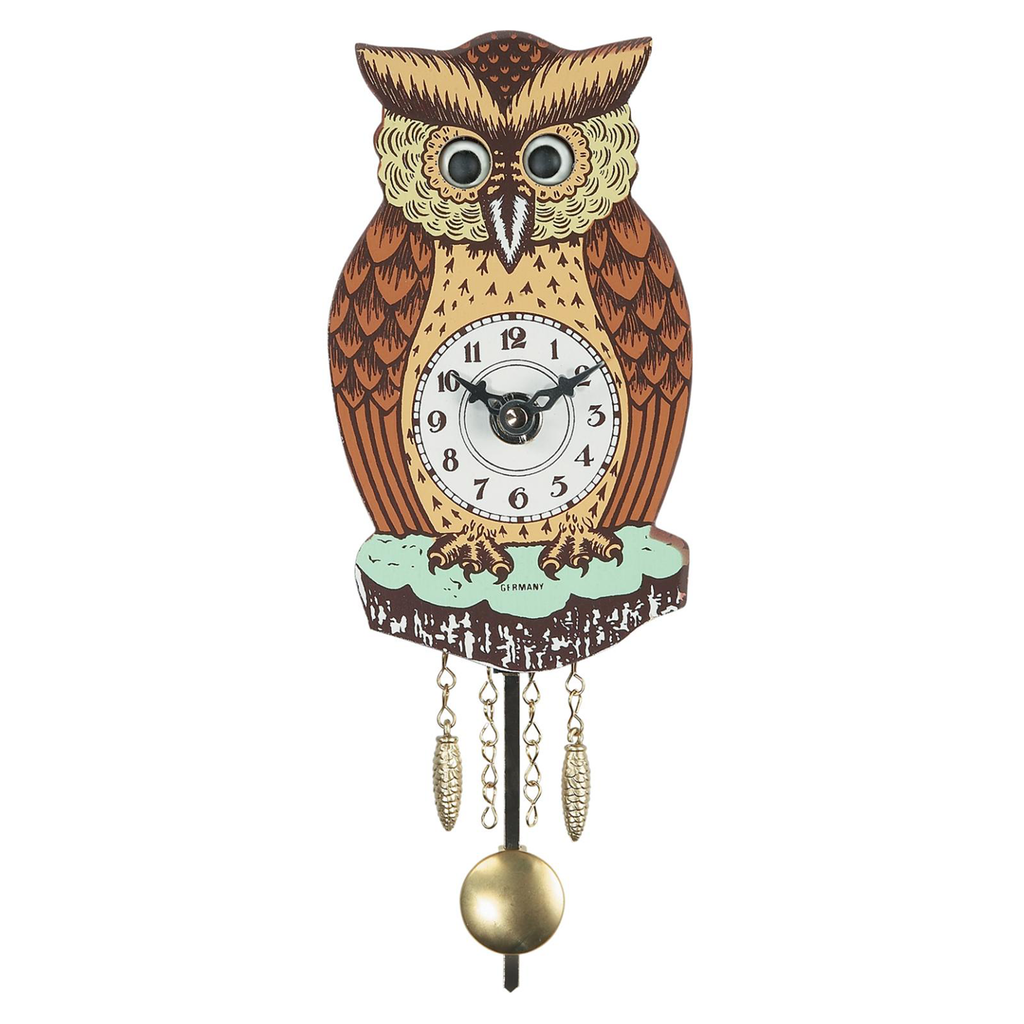 Miniature Owl Wall Clock