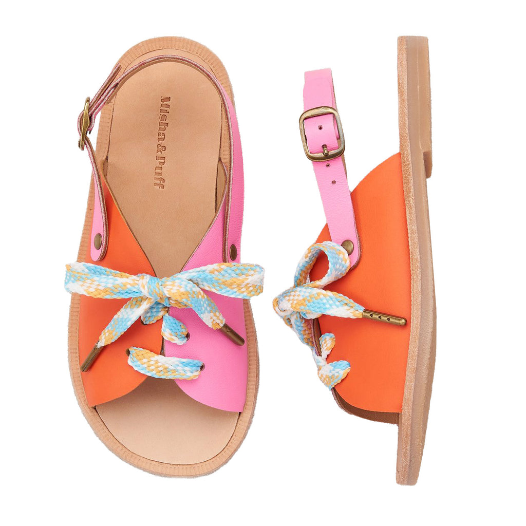 Misha and Puff Lace Up Sandals · Bloom