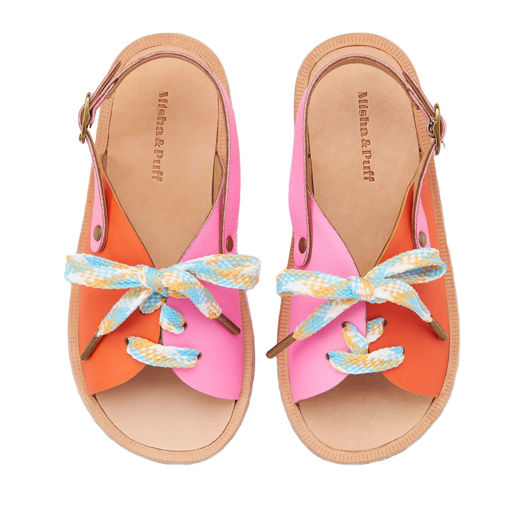 Misha and Puff Lace Up Sandals · Bloom