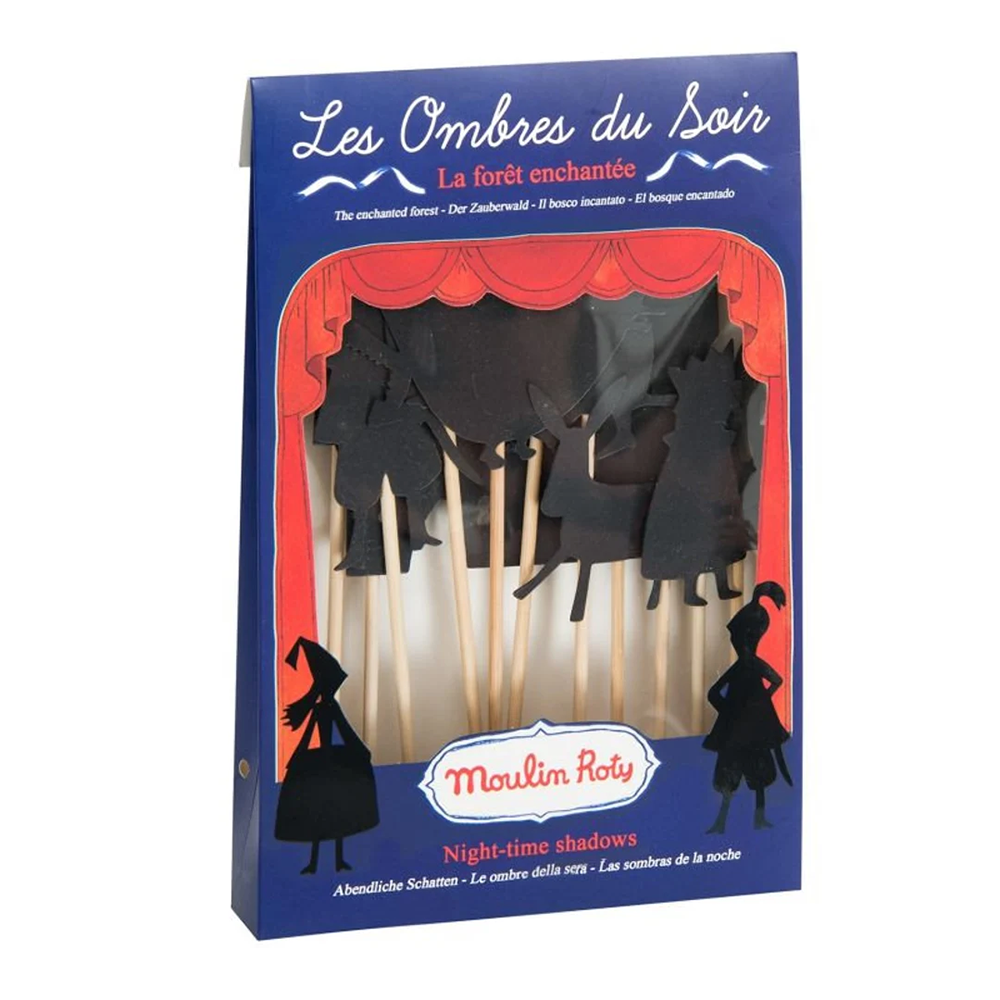 Moulin Roty Enchanted Forest Shadow Puppet Set