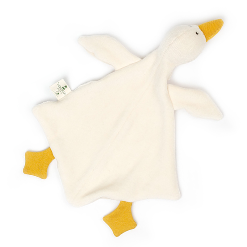 Nanchen Natur Organic Terry Blanket Goose · White